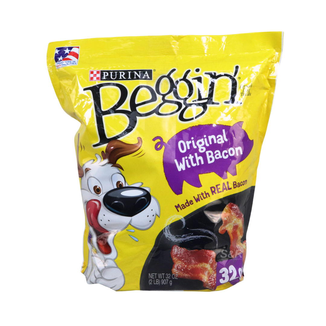 Purina Beggin Strip With Bacon Dog Snacks Flavor 907g